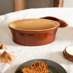 Vintage Poterie Renault Oval Baking Dish