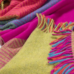 Southampton Home Merino Wool Throw – Block Brilliant