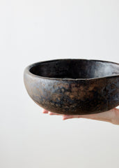 Vintage Iroko Wood Bowl - Atlas & Kiln