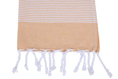 Papatya Apricot Turkish Peşkir Towel - Atlas & Kiln