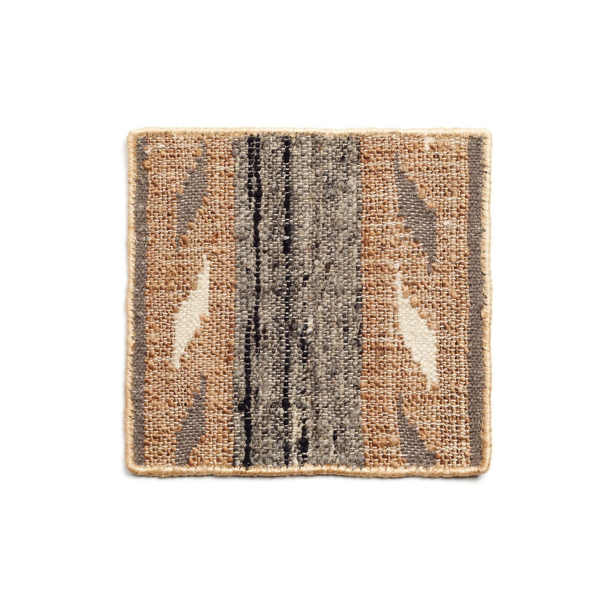 Uneven Arrows Handwoven Wool and Jute Rug - Atlas & Kiln