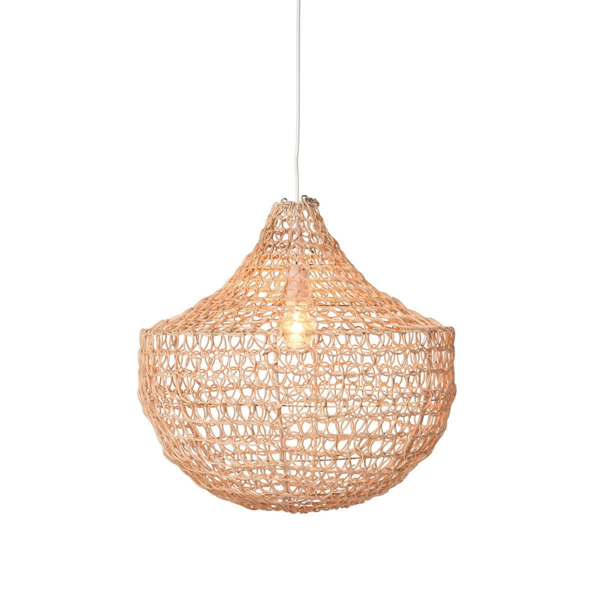 Handwoven Rattan Pendant Light - Atlas & Kiln