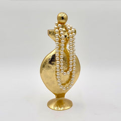 Lunares Clio Gold Mannequin Sculpture and Jewelry Holder
