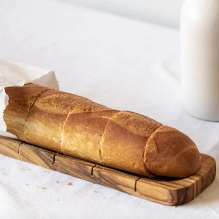 Tunisian Olive Wood Bread Slicing Board - Atlas & Kiln