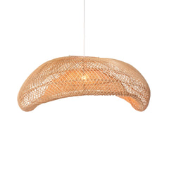 Extra Large Handwoven Rattan Arch Pendant Light - Atlas & Kiln