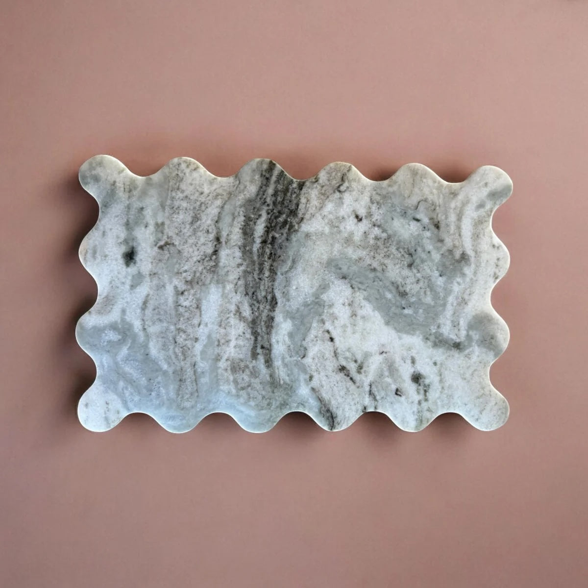 Kora Wavy-Edge Toronto Marble Serving Board - Atlas & Kiln