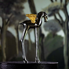Dark Horse Winged Sculpture by Nima Oberoi Lunares