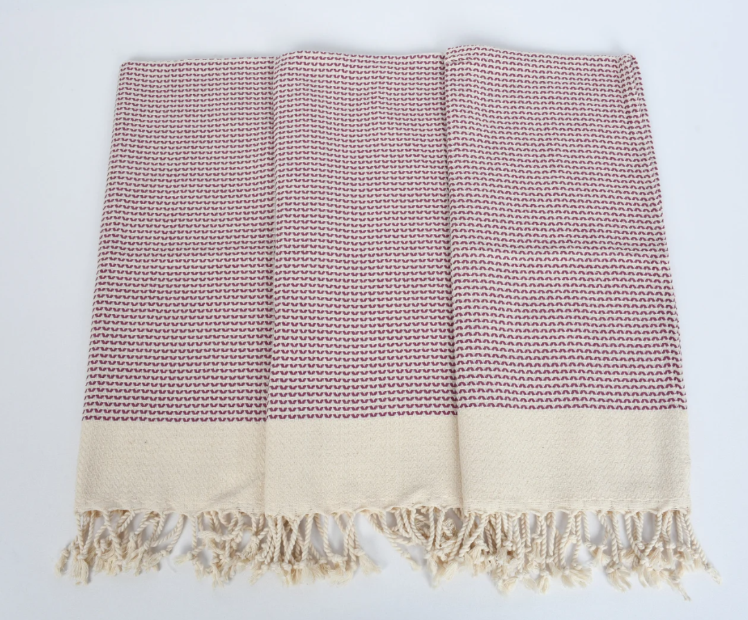Begonvil Handwoven Turkish Peşkir Towel - Atlas & Kiln
