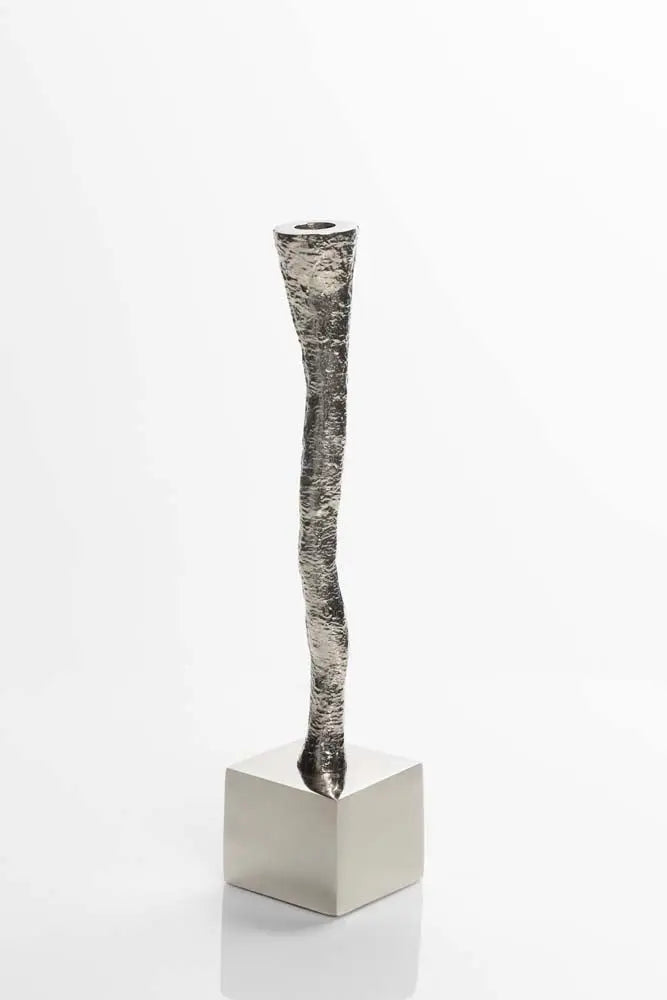 Nest Candle Holder in Nickel Silver