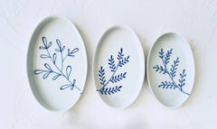 Süheyla Hand-Painted Porcelain Nesting Plates - Atlas & Kiln
