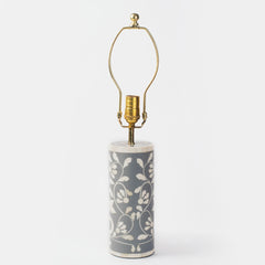 Floral Vines Bone Inlay Table Lamp Base - Atlas & Kiln