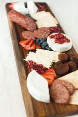 24-Inch Philippine Live-Edge Acacia Grazing Board - Atlas & Kiln