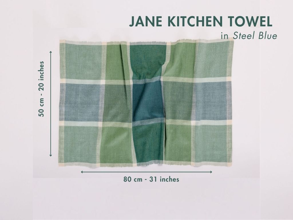 Jane Handwoven Ethiopian Cotton Kitchen Towel - Atlas & Kiln